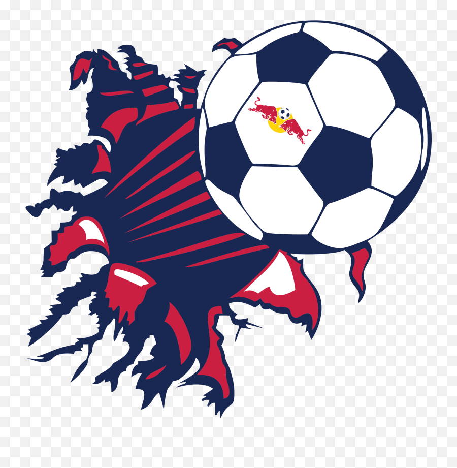 Mls Logo New York Red Bulls Svg Vector - Printable Logo For Mls Team Red Bull Logo Newest Logo With Football And Soccer Ball Png,Soccer Ball Vector Icon