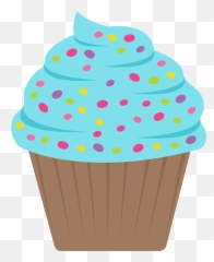 Cupcake Clipart Png 5 Station - Transparent Background Cupcake Clipart,Baking Clipart Png