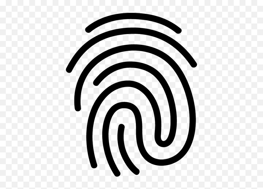 Vector Image For Logotype By Keywords Fingerprint Biometric - Identity Icon Png,Fingerprint Icon Vector