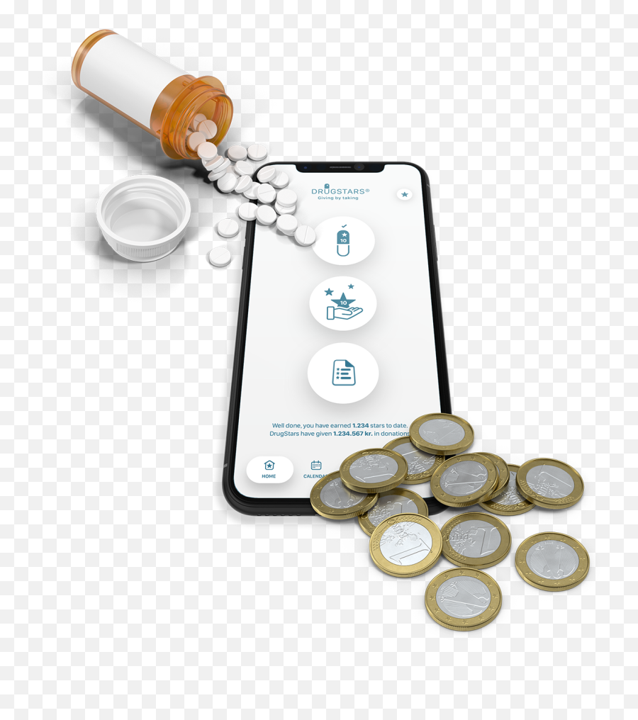 Pill - Reminder Do Good Feel Better Drugstars Coin Png,Remind App Icon
