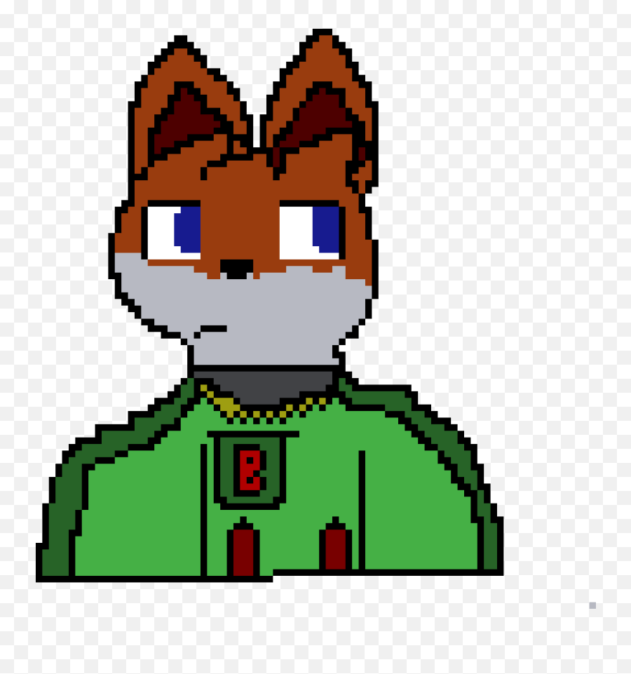 Pixel Art Gallery - Fictional Character Png,Fox Mccloud Icon
