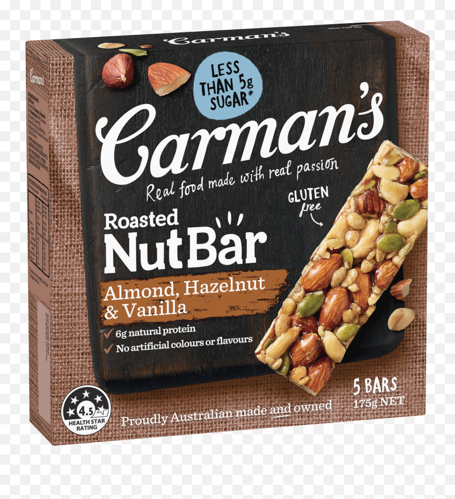 Almond Hazelnut U0026 Vanilla Nut Bars Carmanu0027s Kitchen - Carmans Png,Hazelnut Icon