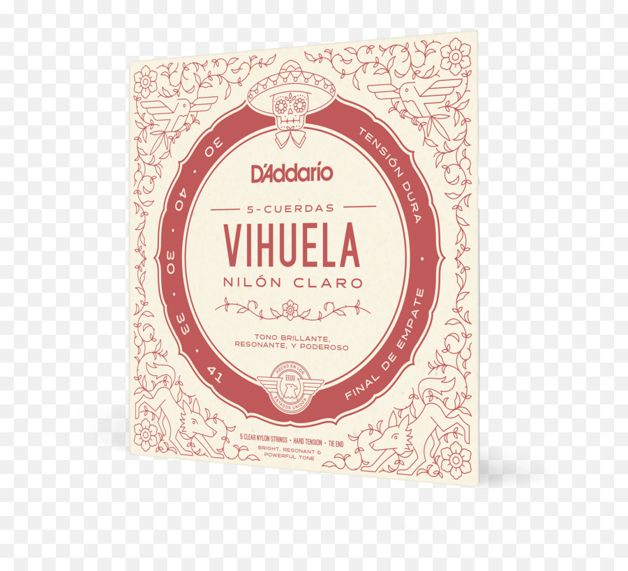 Kline Music - Du0027addario Vihuela String Set Png,Claro Icon Png