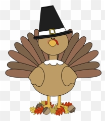 Turkey Clip Art Transparent Background - Thanksgiving Clipart Png