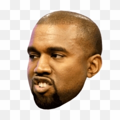 Let Em Eat Fam - Transparent Kanye West Head png