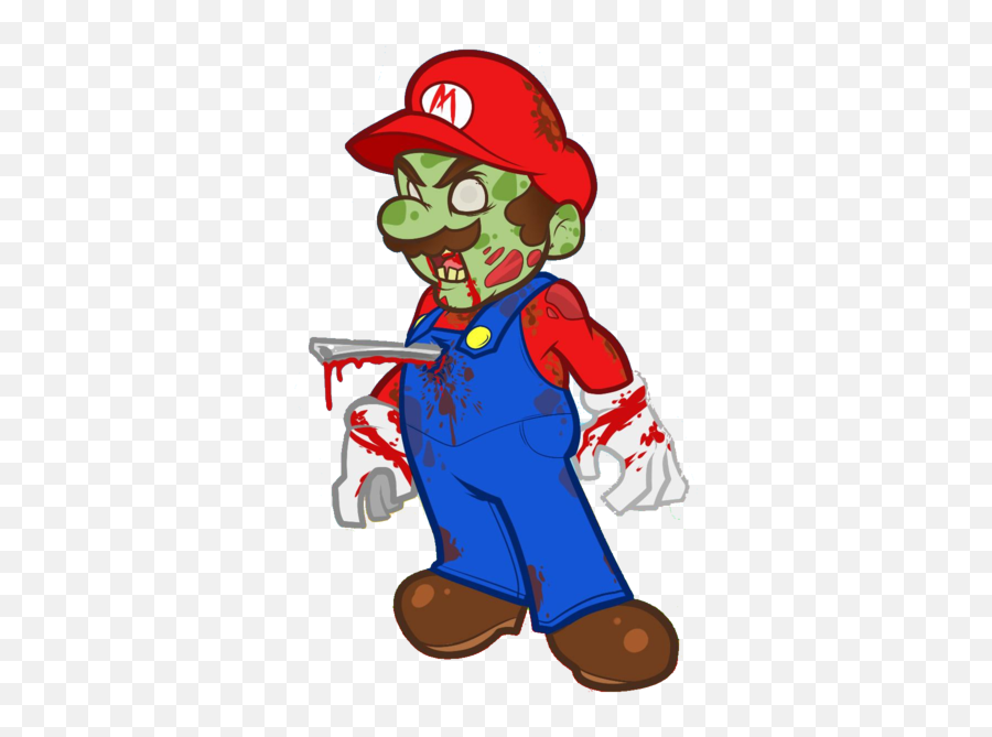 Mario Zombie - Zombie Mario Png,Mario Png