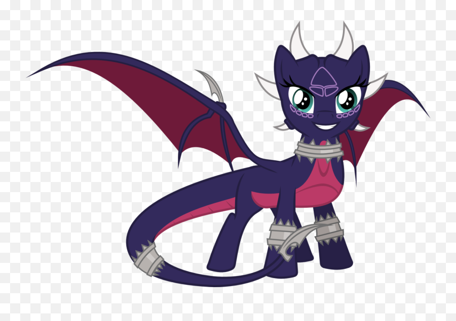 2152046 - Artistlumorn Crossover Cynder Dracony Hybrid Cynder Pony Dragon Png,Spyro Reignited Png