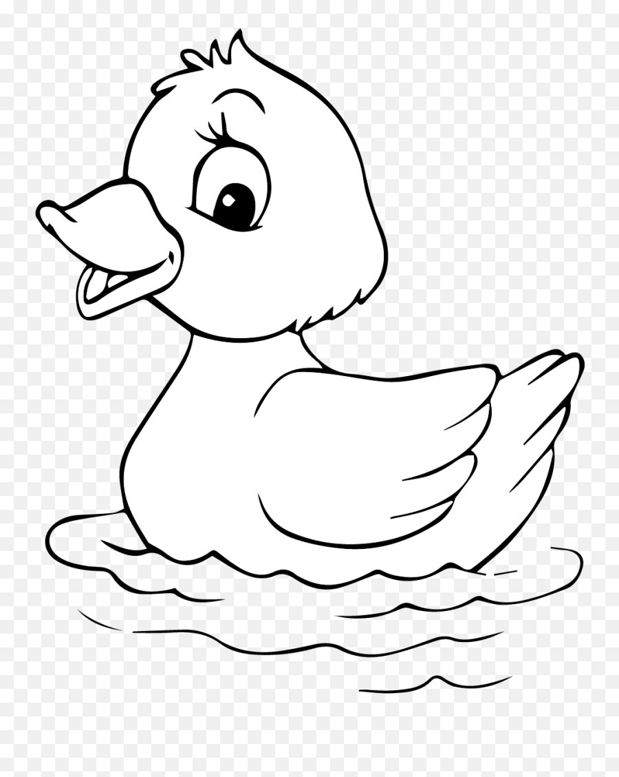 Download Duck Cartoon Coloring Page - Pato Para Dibujar Fácil Png,Duck  Cartoon Png - free transparent png images 