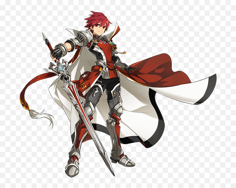 Anime Knight - Elsword Knight Emperor Png,Knight Sword Png - free  transparent png images 