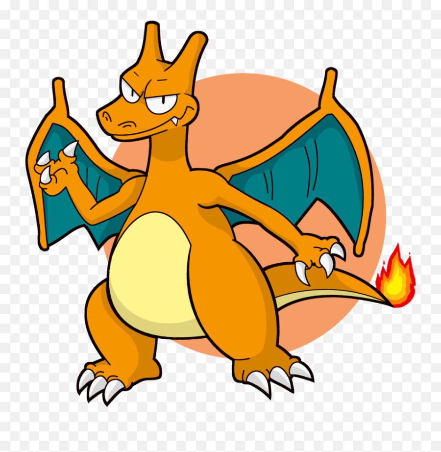 Pokemon Clipart Charizard - Charizard Art Png,Charizard Png