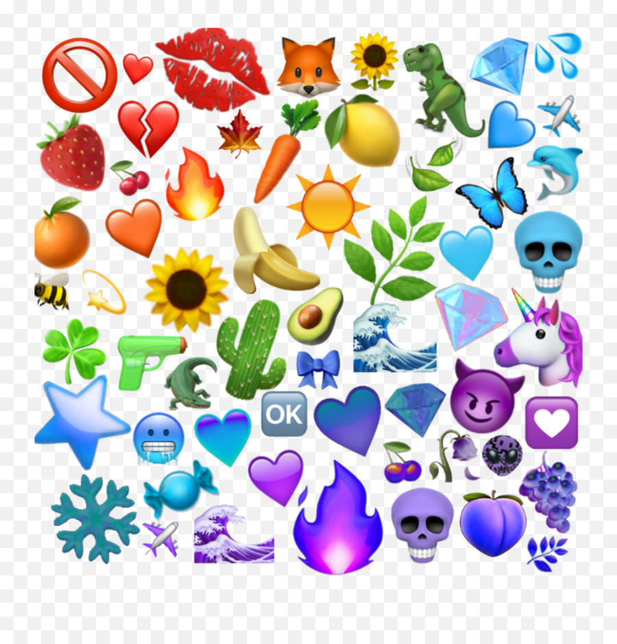 Colorful Rainbow Emojis Emojiwallpaper - Picsart Rainbow Emoji Background Png,Rainbow Emoji Png