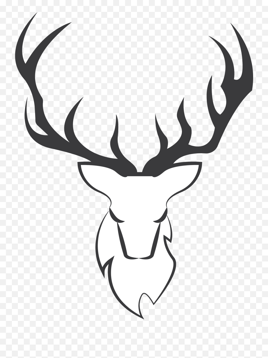 Elk - Logo Design On Behance Elk Antlers Clipart Png,Deer Head Logo