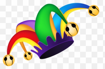Jester Clipart Blue Birthday Hat - Mardi Gras png