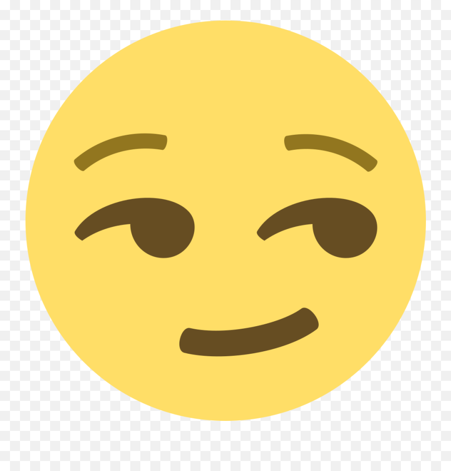 Smirking Face Emoji Emoticon Vector Icon Ai Eps Svg Png - Emoji Smirk Png,Emoji Faces Png