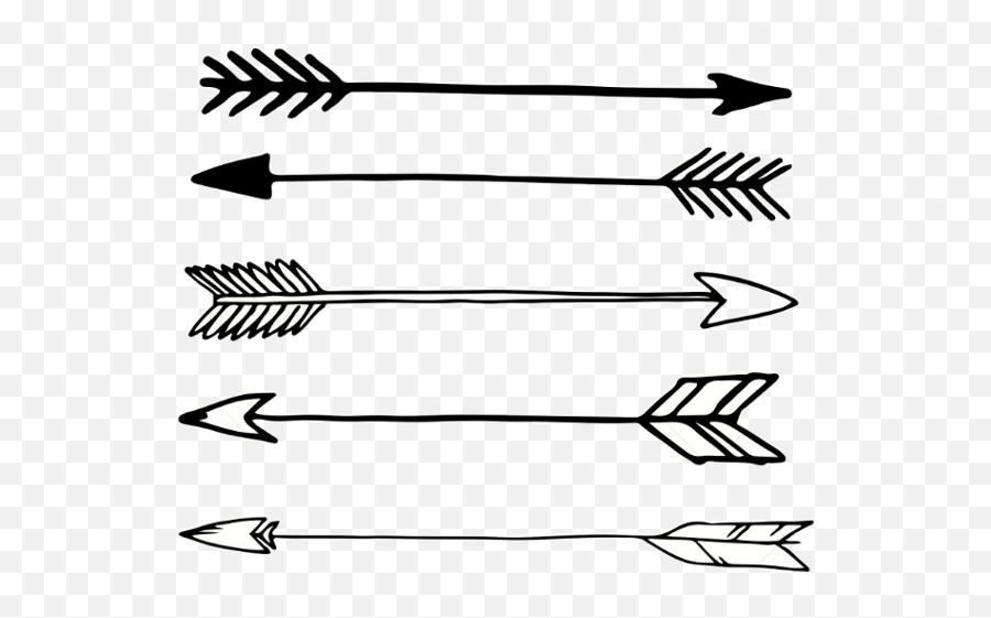 Tribal Arrow Clip Art Clipart - Arrows Clipart Black And White Png,Tribal Arrow Png