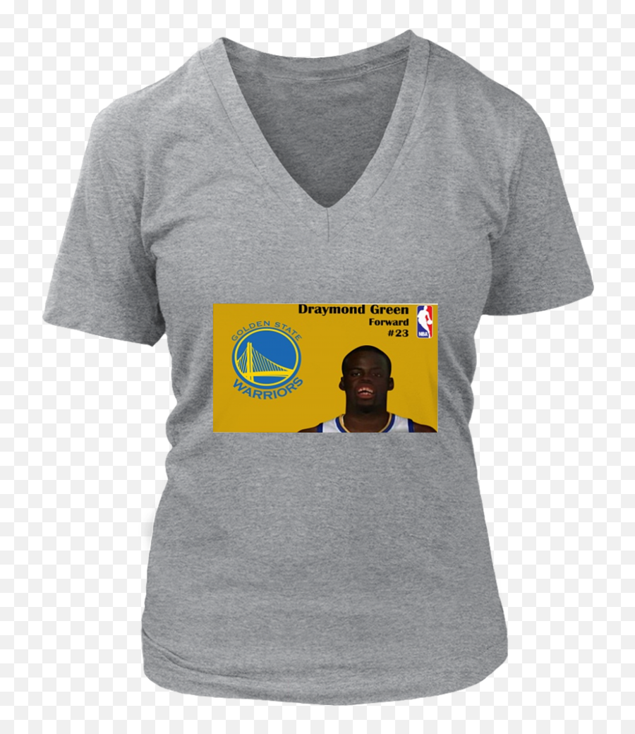 Green Shirt Girl Wearing Draymond - Womens Photographer T Shirt Png,Draymond Green Png