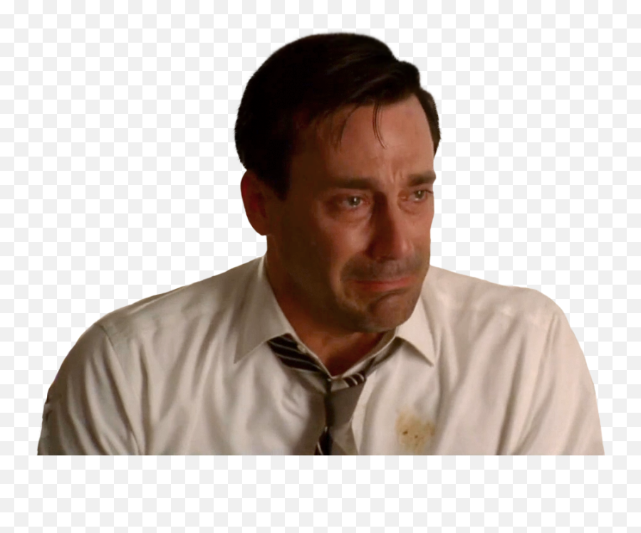 Crying Man Png 1 Image - Don Draper Crying Meme,Sad Man Png