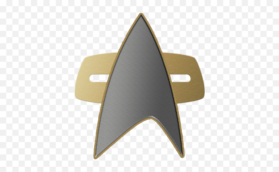 Star Trek Voyager Logo - Star Trek Comm Badge Png,Star Trek Logo Png