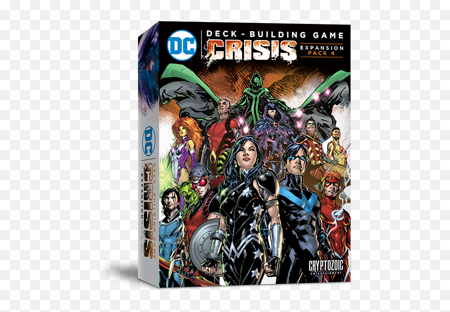 Game Preview Dc Deck - Building Game Crisis Expansion Pack 4 Teen Titans Variant Cover Png,Kid Flash Png