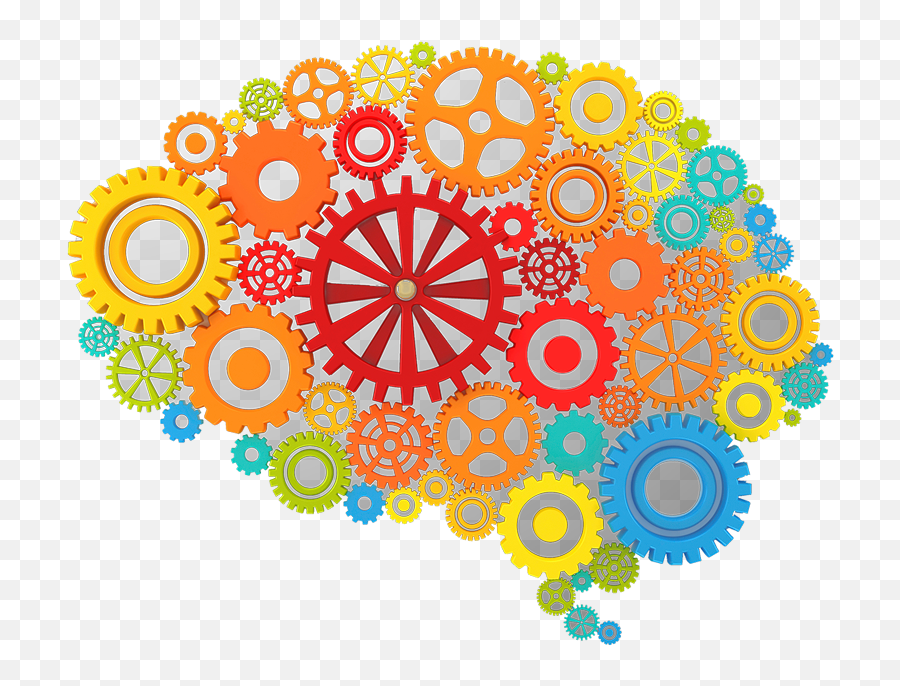 Brain Gears Icon Png Transparent Background Free Download - Brain Gears Png,Gears Transparent Background