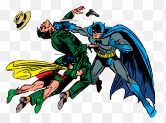 Batman Clipart Punch - 1970u0027s 1990s Comics Png Dc