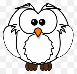 White Owl Png Svg Clip Art For Web - Download Clip Art Png Clip Art Animals Face Black And White,Owl Clipart Png