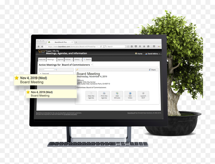 Boarddocs - School Board Management Software Solution Flowerpot Png,1 Transparent