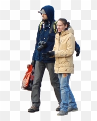 Download People Sitting Winter Png - Texture Free Couple