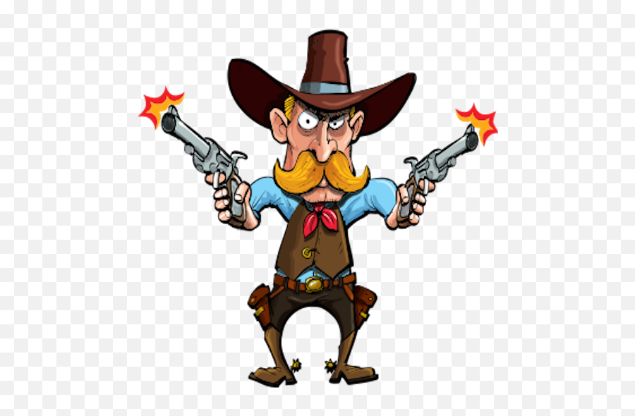 Cowboy Cartoon Western American Frontier - Others Png Cartoon Cowboy Drawing,Cowboy Transparent