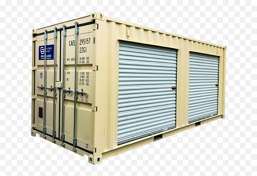Roll Up Doors - Shipping Container With Roll Up Door Png,Door Transparent Background
