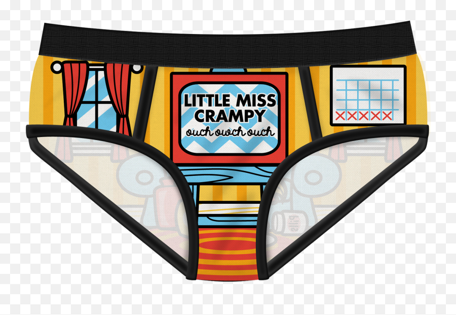 Little Miss Crampy Briefs - Underpants Clipart Full Size For Teen