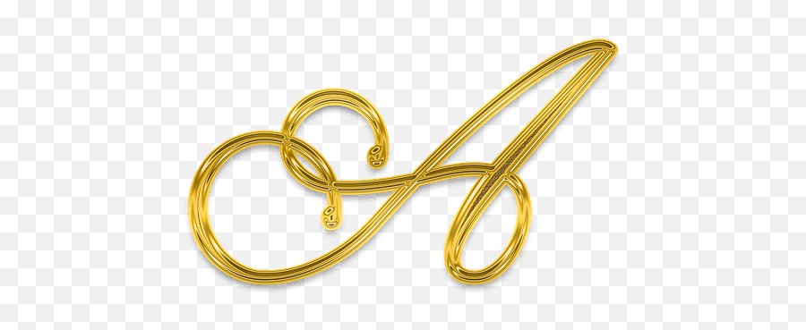 Download A Litera Letter Gold Monogram Decor Golden - Letter A In Golden Png,Gold Png