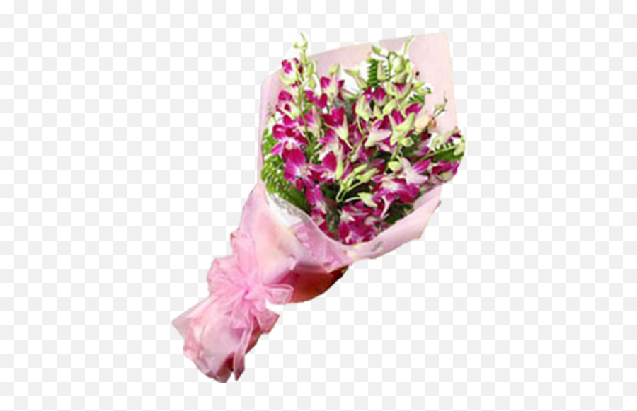 Download Hd 10 Purple Orchids - Flowers Bouquet Orchid Png Orchid Flower Bouquet Png,Orchid Png