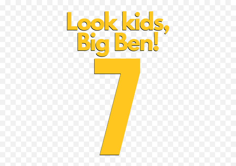 Look Kids Big Ben T - Shirt Vertical Png,Big Ben Transparent