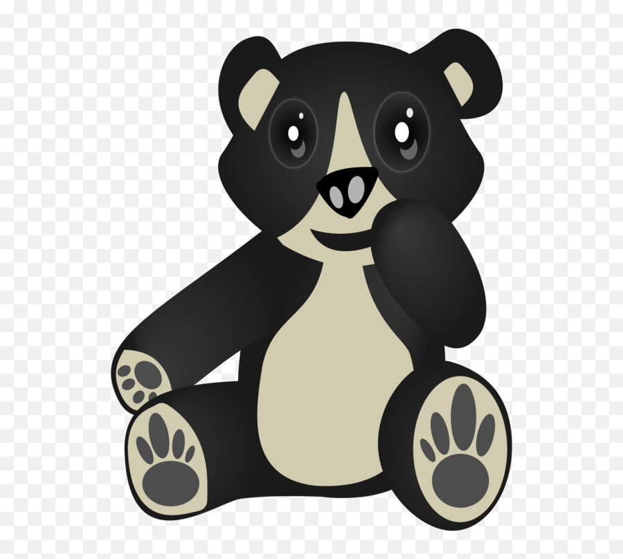 Teddy Bearcarnivoranbear Png Clipart - Royalty Free Svg Png Oso De Anteojos Animado,Black Bear Png