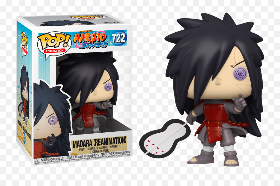 Funko Pop Naruto - Madara Reanimation 722 Madara Funko Pop Png,Naruto Hokage Png