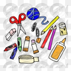 Art Supplies Picture For Classroom - Social Story For School Closing Png,Art Supplies Png