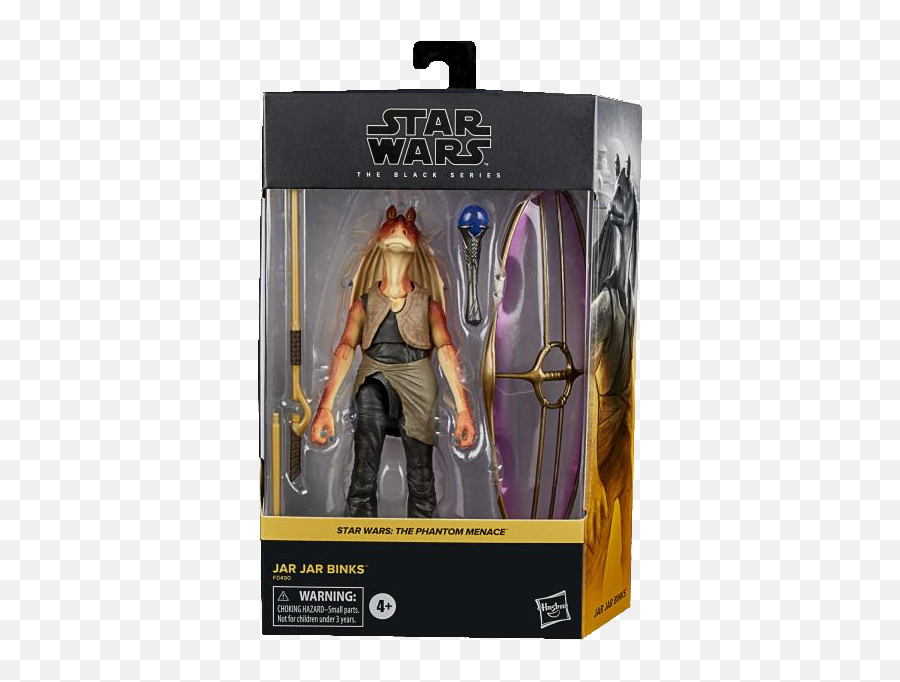 The Black Series Deluxe Jar Binks - Star Wars Black Series Jar Jar Binks Png,Jar Jar Binks Transparent