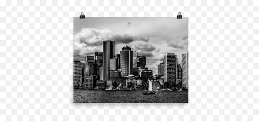 Boston Skyline - Boston Harbor Png,Boston Skyline Png