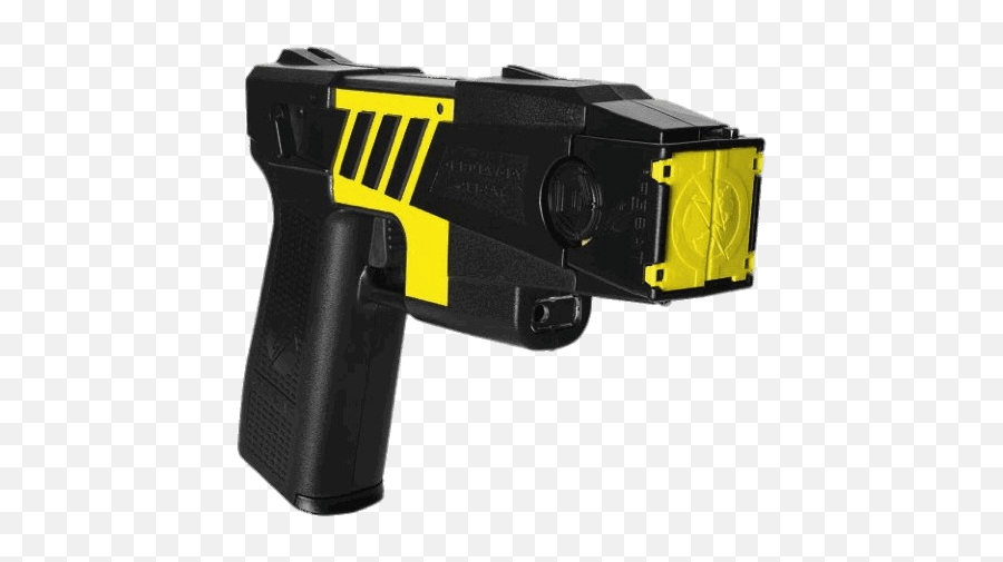 Black And Yellow Stun Gun Transparent Png - Stickpng Stun Gun Png,Handgun Png