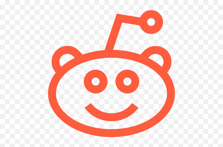 Logo Media Reddit Website Icon - Happy Png,Reddit Logo Font