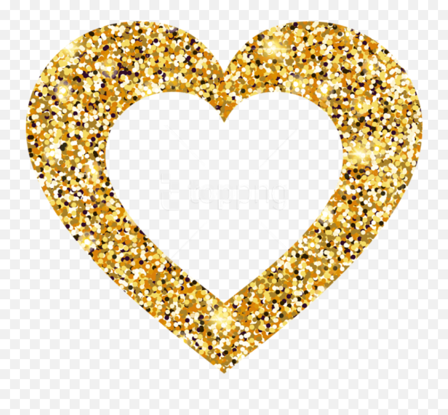 Free Png Golden Heart Transparent - Transparent Background Gold Heart Png,Gold Heart Png