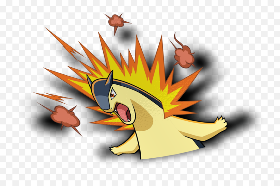 Typhlosion Peeker Sticker - Fictional Character Png,Typhlosion Png