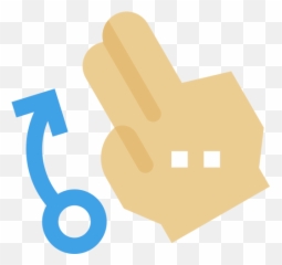 Swipe Up - Sign Language png