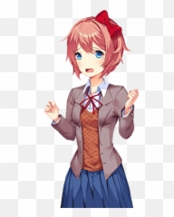 Sayori Ddlc Justsayori Crying Sticker - Doki Doki Literature Club Sayori Png,Sayori Transparent