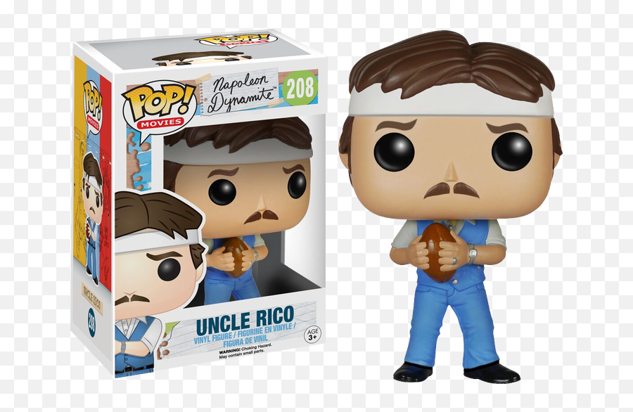 Napoleon Dynamite Rico Funko Pop Png - Uncle Rico Funko Pop,Napoleon Dynamite Png