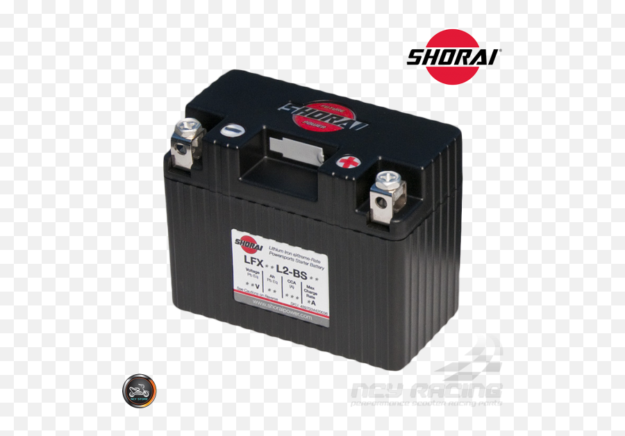 Shorai Lithium Battery 12v 9ah Lfx09l2 - Bs12 Shorai Lfx07l2 Bs12 Lithium Iron Battery Png,Lithium Icon Battery Top Cap Assembly