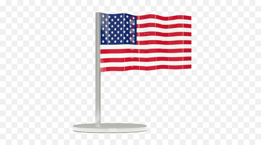 Flag Pin Illustration Of United States America - Flagpole Png,Us Flag Icon Png