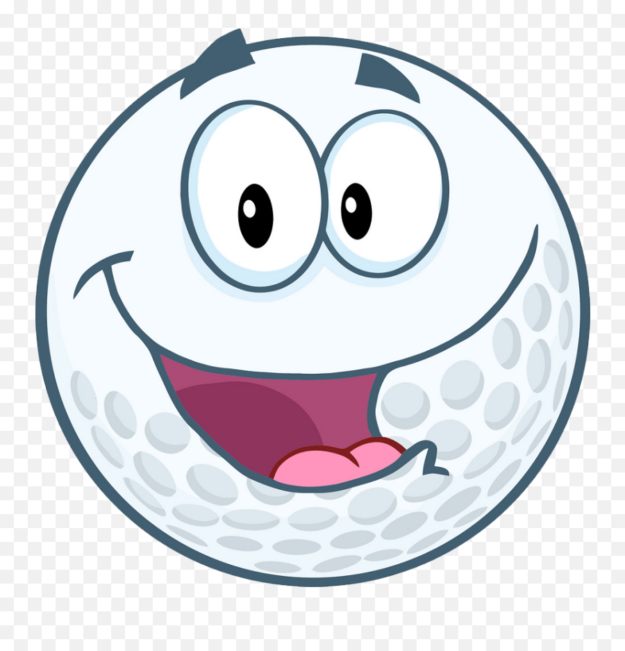 Cartoon Golf Ball Png Transparent - Clipart World Golf Ball Cartoon,Golfball On Tee Icon Free