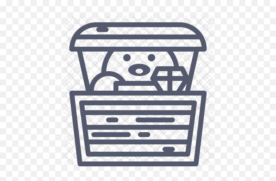 Free Treasure Chest Icon Of Line Style - Kiosk Logo Png,Treasure Chest Icon Black And White